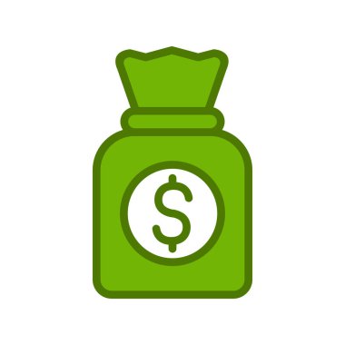 para çantası simgesi, vektör illüstrasyonu