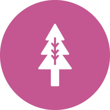 çam ağacı vektör simgesi modern basit tasarım