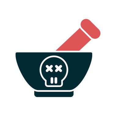 Havan ikonu vektörü web ve mobil uygulama tasarımı için beyaz arkaplanda izole edildi, pestle logo konsepti