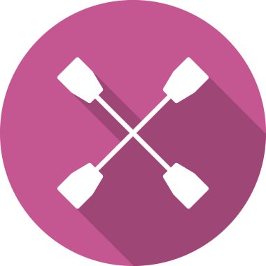 Kürek simgesinin vektör illüstrasyonu