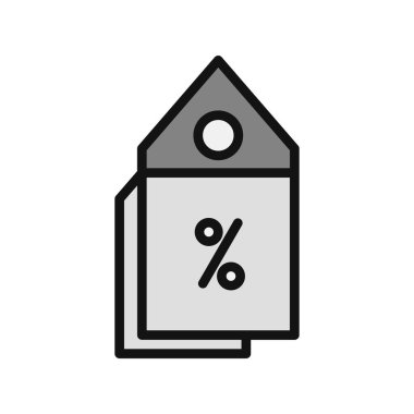  etiket satırı biçim vektör çizimi