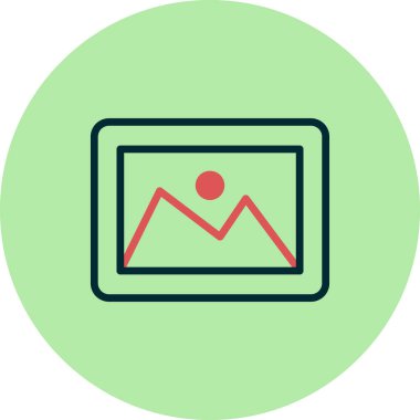 fotoğraf galerisi vektör illüstrasyonu