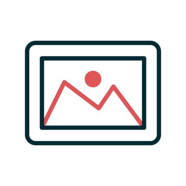 fotoğraf galerisi vektör illüstrasyonu