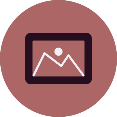 fotoğraf galerisi vektör illüstrasyonu