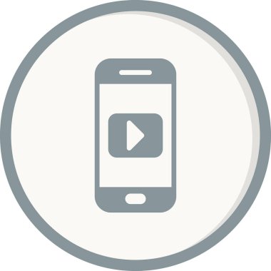 akıllı telefon simgesi vektör illüstrasyonu