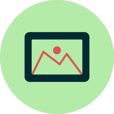 fotoğraf galerisi vektör illüstrasyonu