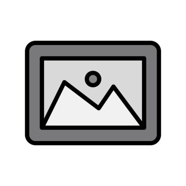 fotoğraf galerisi vektör illüstrasyonu