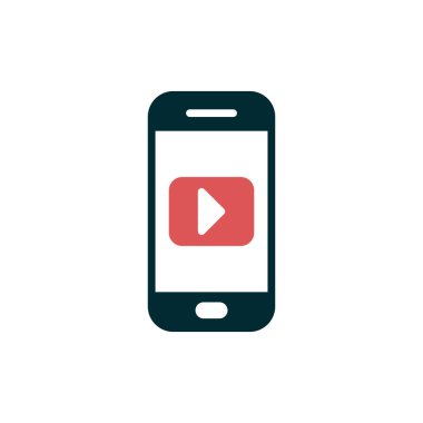 akıllı telefon simgesi vektör illüstrasyonu