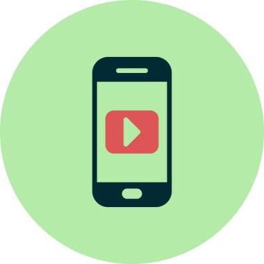 akıllı telefon simgesi vektör illüstrasyonu