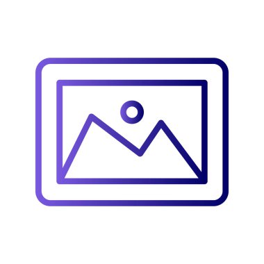 fotoğraf galerisi vektör illüstrasyonu