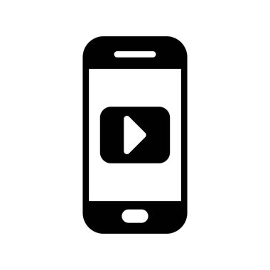 akıllı telefon simgesi vektör illüstrasyonu