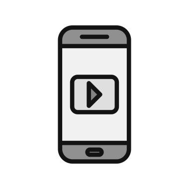 akıllı telefon simgesi vektör illüstrasyonu