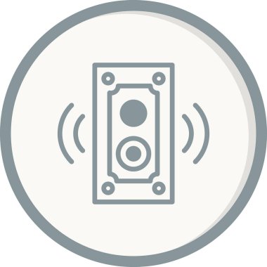 Müzik. Web simgesi basit tasarım