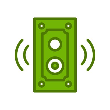 hoparlör vektör simgesi modern basit illüstrasyon 