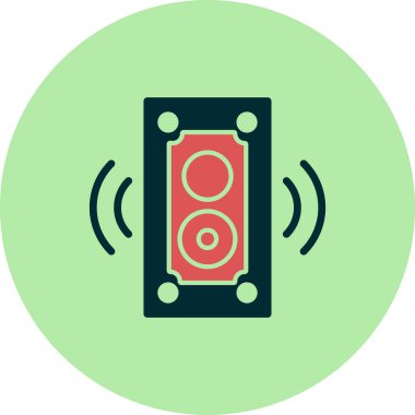 hoparlör vektör simgesi modern basit illüstrasyon 