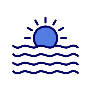 Güneş Simgesi Vektör illüstrasyonu