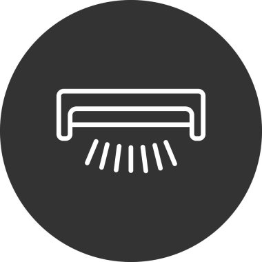 Ultraviyole simgenin vektör illüstrasyonu 