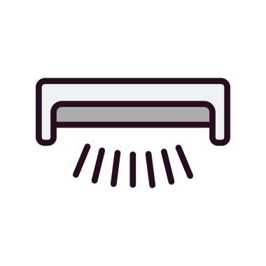 Bir su simgesinin vektör illüstrasyonu