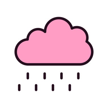 bulut hava illüstrasyon sembol simge vektör