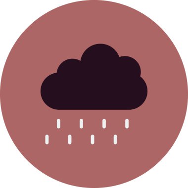 Hava durumu. Web simgesi basit tasarım