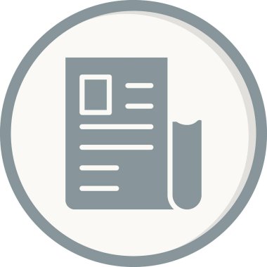 Alış irsaliyesi simge vektör çizim