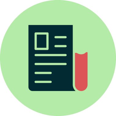 Alış irsaliyesi simge vektör çizim