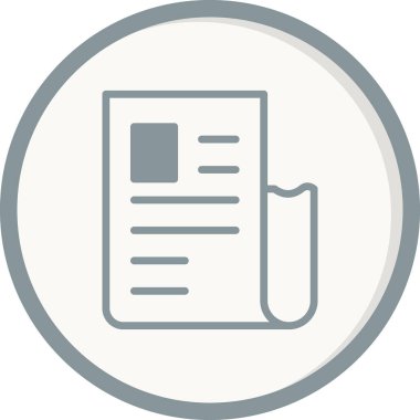 Alış irsaliyesi simge vektör çizim