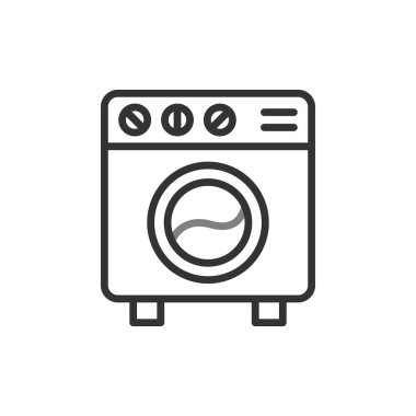 Washing Machine. web icon simple design