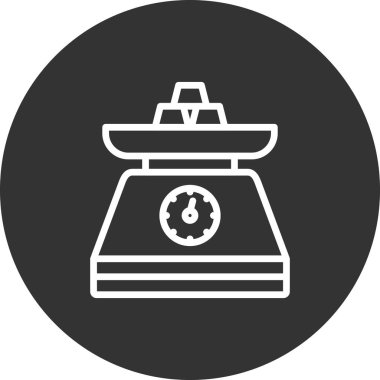 Modern ölçeklerin vektör illüstrasyonu