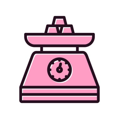 Modern ölçeklerin vektör illüstrasyonu