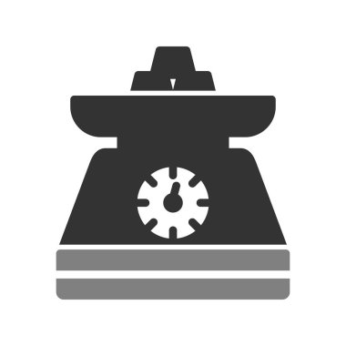 Modern ölçeklerin vektör illüstrasyonu