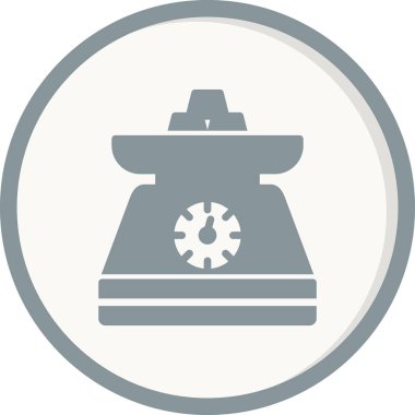 Modern ölçeklerin vektör illüstrasyonu