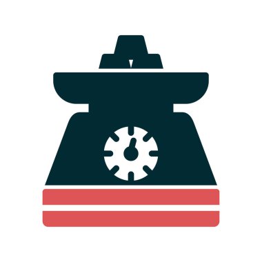 Modern ölçeklerin vektör illüstrasyonu