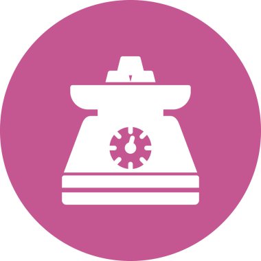 Modern ölçeklerin vektör illüstrasyonu