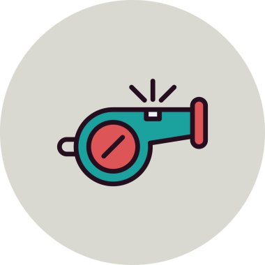 Islık çal. Web simgesi basit tasarım