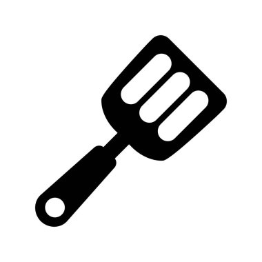 Spatula vektör simgesi moda şablonu