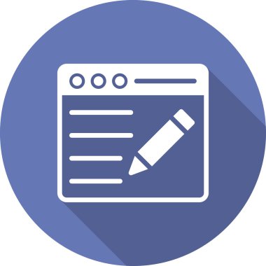 blog simgesi vektör illüstrasyonu