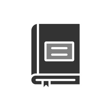 Kitap simgesi, modern vektör illüstrasyon tasarımı