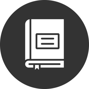 Kitap simgesi, modern vektör illüstrasyon tasarımı