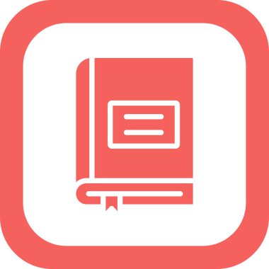 Kitap simgesi, modern vektör illüstrasyon tasarımı