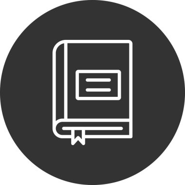 Kitap simgesi, modern vektör illüstrasyon tasarımı