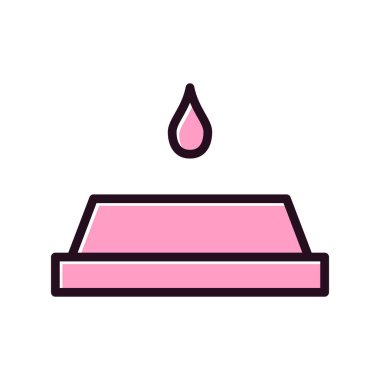 kase simgesi, vektör illüstrasyonu