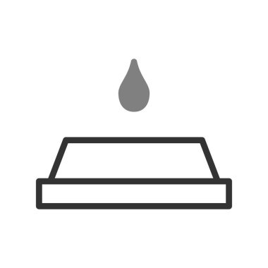 kase simgesi, vektör illüstrasyonu