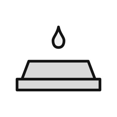 kase simgesi, vektör illüstrasyonu