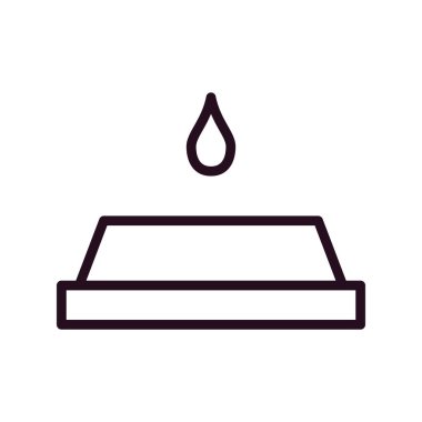 kase simgesi, vektör illüstrasyonu