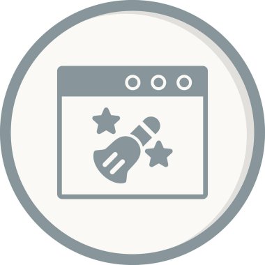 seo modern simgesinin vektör illüstrasyonu