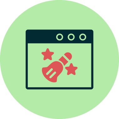 seo modern simgesinin vektör illüstrasyonu