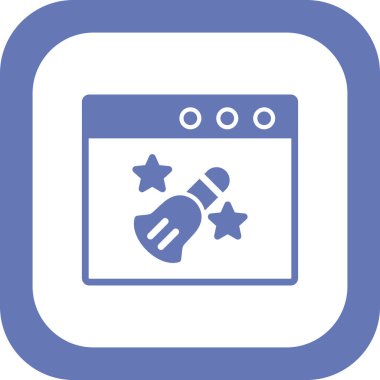 seo modern simgesinin vektör illüstrasyonu