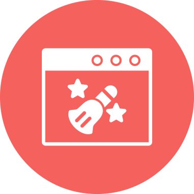 seo modern simgesinin vektör illüstrasyonu