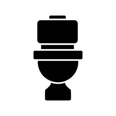Tuvalet işareti simgesi. düz tasarım biçimi.